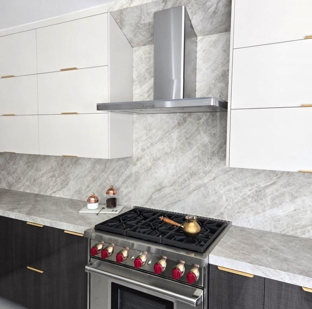 Contemporary Two Tone Kitchen Cabinets Delray Beach - M11 Design Group Custom Millwork South Florida